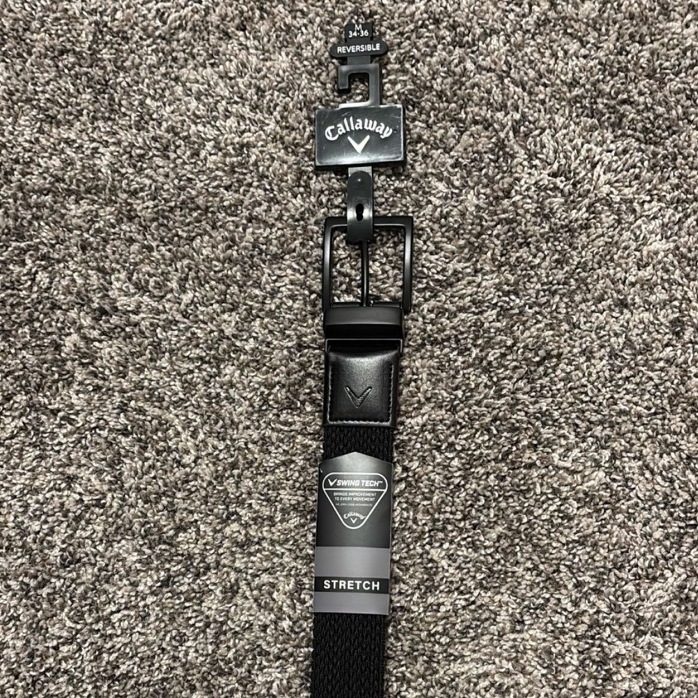 Callaway Black/ Grey Reversible Belt